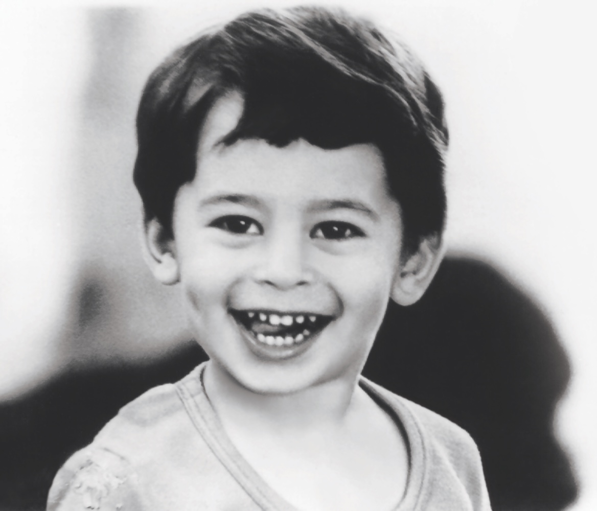 Shayan Italia Baby Pic Aged 4